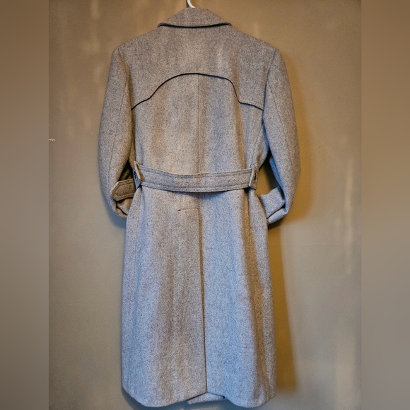 IL Classico grey wool trench jacket - Picture 3 of 16